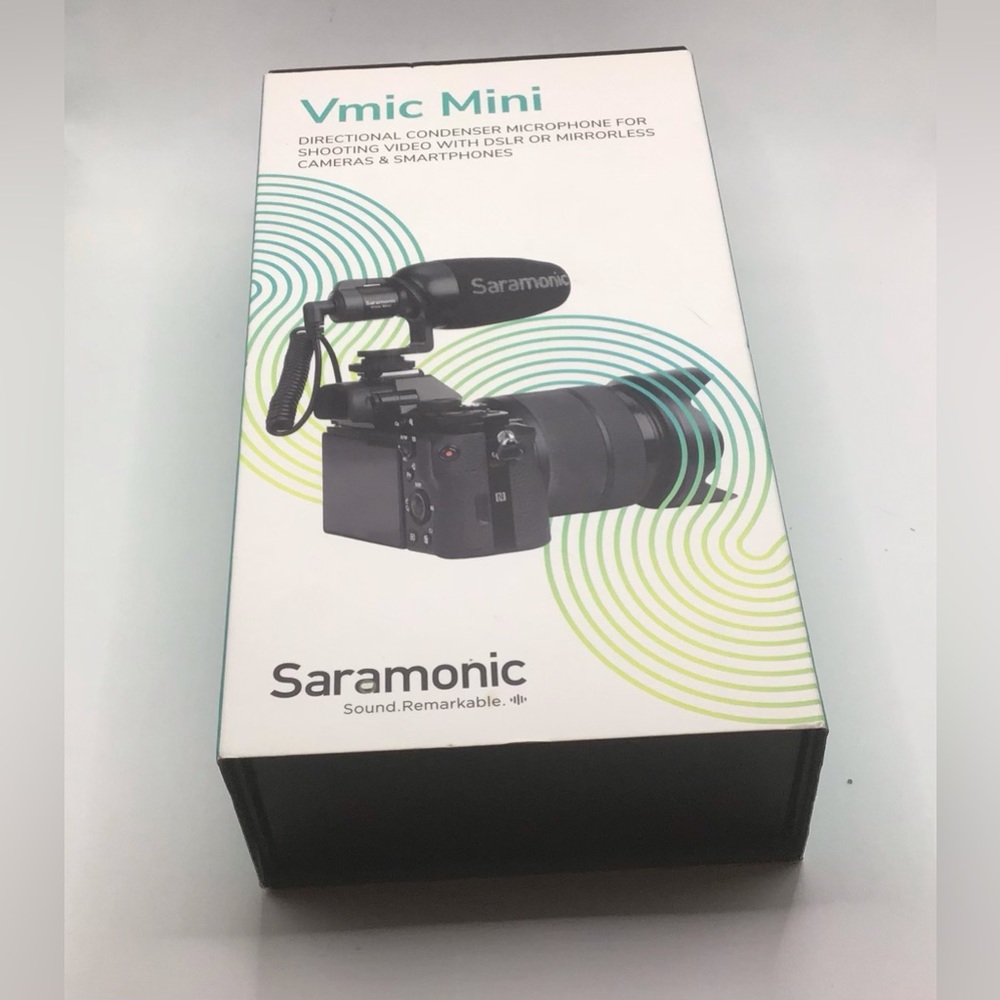 Saramonic: Vmic mini ultra compact mount shotgun microphone onlight weight